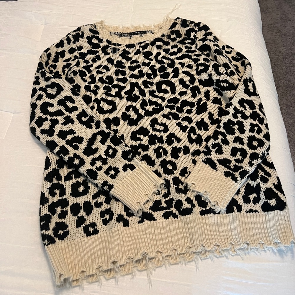 Cheetah Sweater